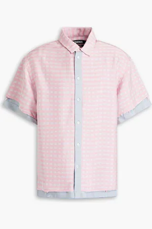 Jacquemus Melancia gingham jacquard shirt - Pink