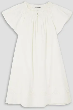 APIECE APART Deia cotton-poplin mini dress - White