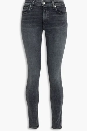RAG&BONE Cate faded mid-rise skinny jeans