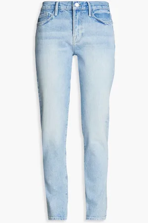 Frame Le Garcon mid-rise slim-leg jeans - Blue