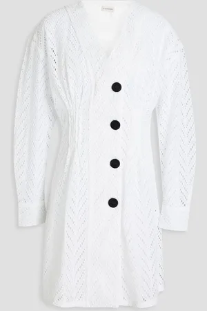 By Malene Birger Broderie anglaise cotton mini dress
