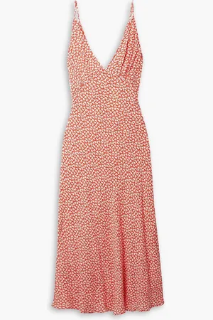Doen Sonia floral-print crepe midi dress