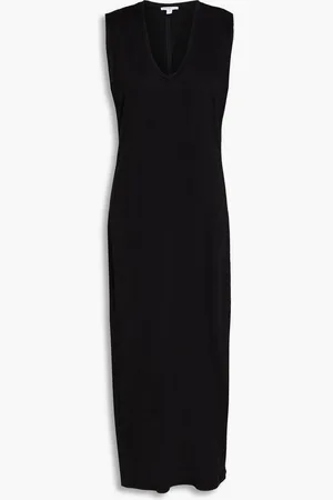 James Perse Liene-blend jersey midi dress