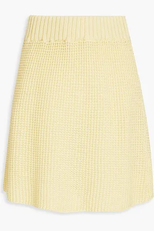 Rodebjer Prisca cotton mini skirt - Yellow