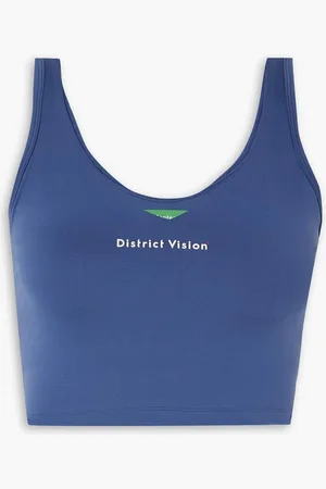 District Vision Khanti printed stretch sports bra