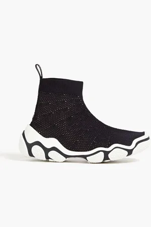 RED(V) Glam Run mesh high-top sneakers