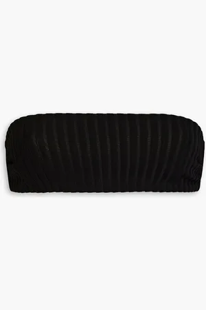 Solid Annabelle reversible ribbed low-rise bikini briefs