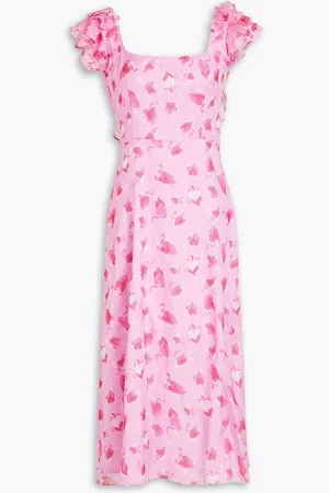 Harley Viera-Newton Kathryn printed silk-chiffon midi dress