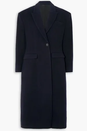 Bouguessa Zendaya wool-blend felt coat - Blue