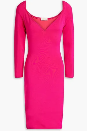 ALEXANDRE VAUTHIER Knitted mini dress - Pink