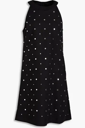 Moschino Studded cotton-blend dress