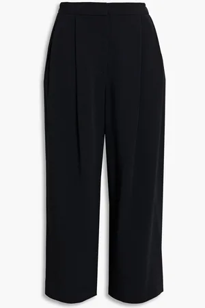 ADAM LIPPES Pleated crepe culottes