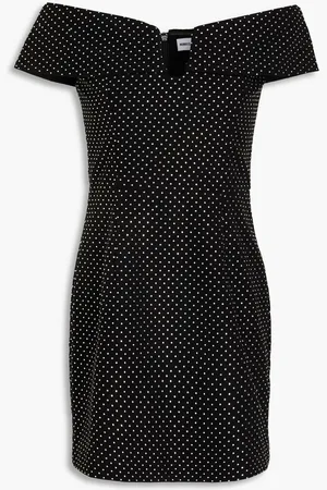 Rebecca Vallance Last Dance off-the-shoulder embellished tulle mini dress