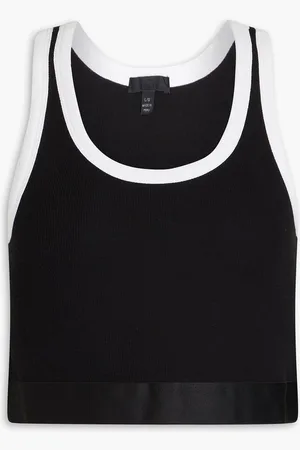 ATM Anthony Thomas Melillo Cropped ribbed modal-blend tank