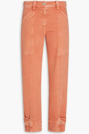 A.L.C. High-rise tapered jeans - Orange