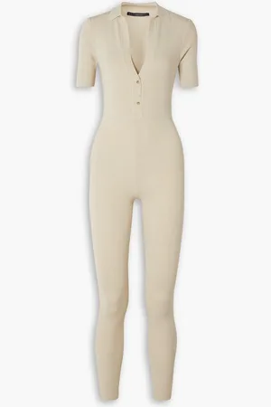 Zeynep Arcay Stretch-knit jumpsuit - White