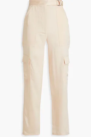 Simkhai Carolina satin-crepe cargo pants - Pink