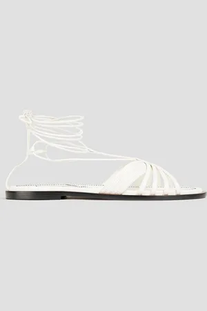ZIMMERMANN Lace-up leather sandals
