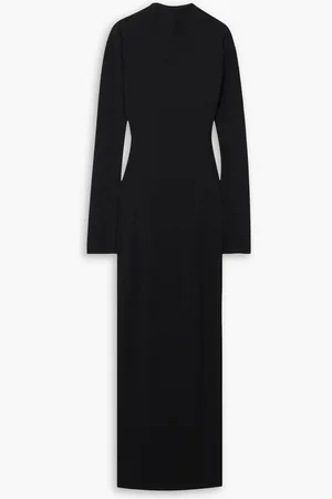 PETAR PETROV Fearless open-back crepe maxi dress