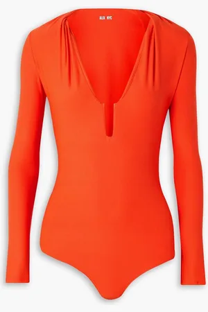 Alix NYC Gunnar stretch-jersey thong bodysuit - Red