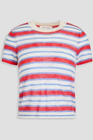 Frame Striped knitted top
