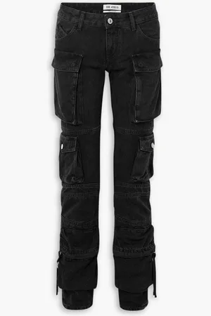 The Attico Essie low-rise straight-leg cargo jeans
