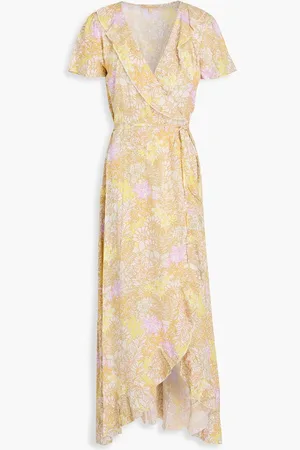 Melissa Odabash Dreamer ruffled floral-print maxi wrap dress