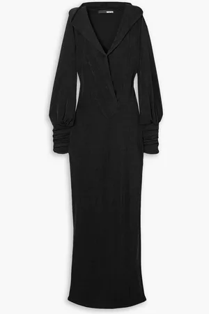 ROTATE Deviana hooded stretch-jersey maxi dress