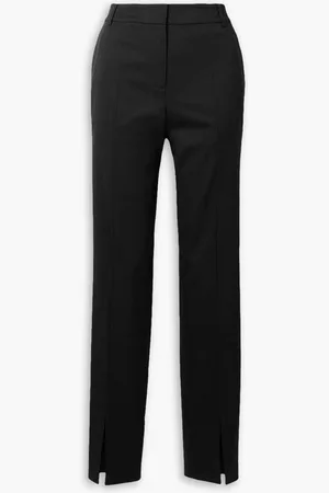 tibi Cassius wool-blend slim-leg pants