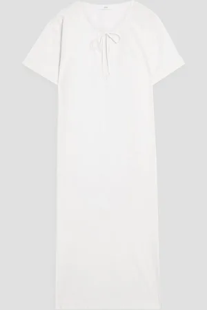 ONIA Cotton-poplin midi dress