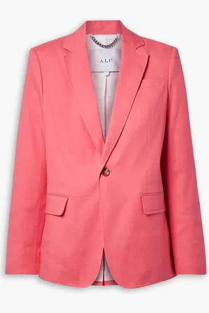 A.L.C. Donovan linen-blend blazer - Pink