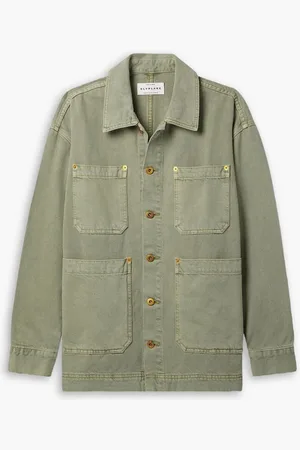SLVRLAKE Oversized denim jacket - Green