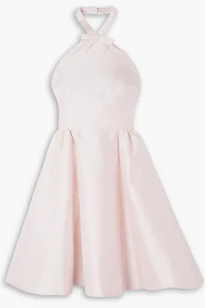 Bernadette Jones bow-embellished taffeta mini dress - Pink