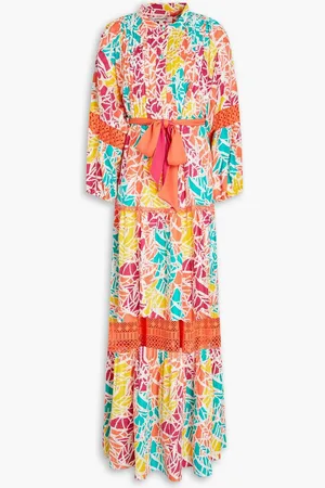 Diane von Furstenberg Tessa printed cotton-jacquard maxi dress
