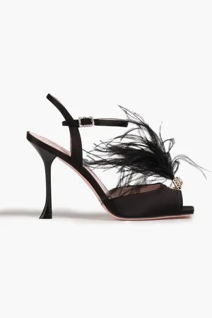 Roger Vivier Embellished satin sandals