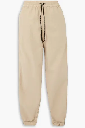J.W.Anderson Cotton-blend tapered sweatpants - Neutral