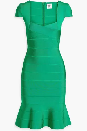 Hervé Léger Fluted bandage dress