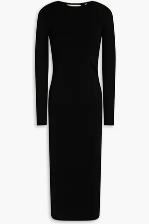 A.L.C. Cutout cotton-blend midi dress