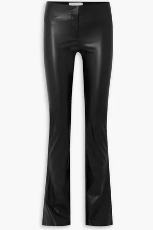 COPERNI Paneled faux leather and jersey flared pants