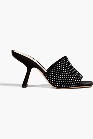 Nicholas Kirkwood Alba 90 sequin-embellished suede mules