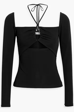 Frame Cutout jersey top