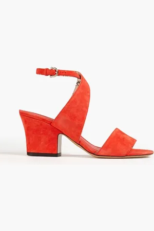 Salvatore Ferragamo Sheena suede sandals - Orange