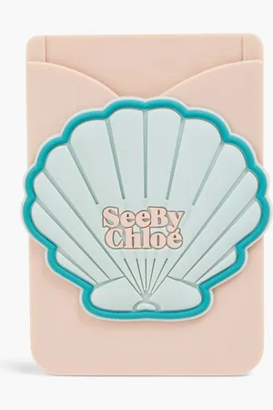 See by Chloé Shell silicone phone case - Pink