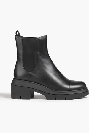 Stuart Weitzman Norah leather Chelsea boots