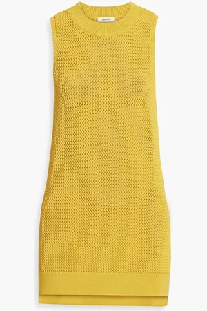Jason Wu Pointelle-knit tunic - Yellow