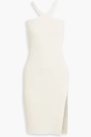 Simkhai Tabitha ribbed-knit dress - White