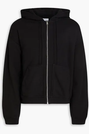 JOHN ELLIOTT French cotton-terry zip-up hoodie