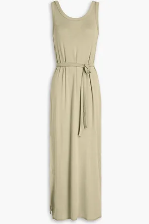 Ninety Percent Wren Lyocell-blend jersey midi dress - Neutral