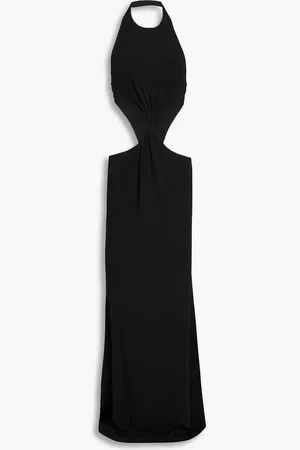 Retrofete Raven cutout jersey halterneck maxi dress