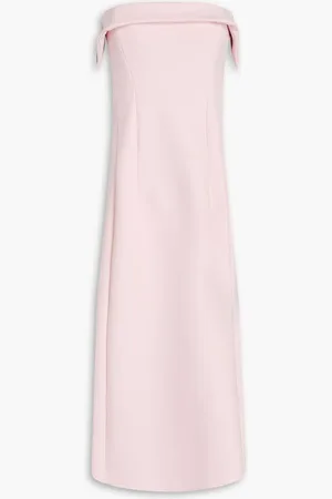 Serafini Strapless ponte midi dress - Pink